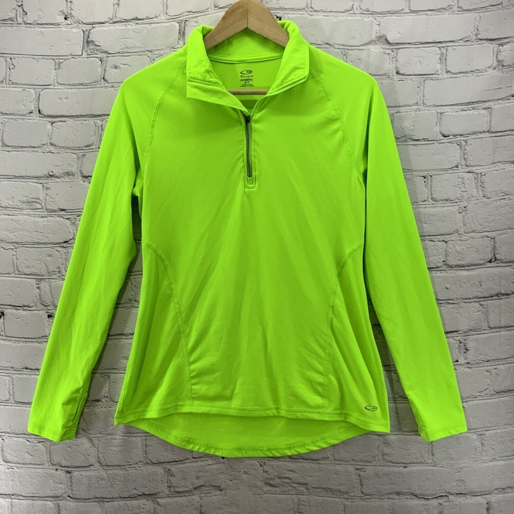Champion Neon Green Jacket Womens Sz S Athletic Wear
